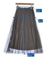 SLOBE IENA（スローブイエナ）ロング・マキシ丈スカート 茶 サイズ:38(M位) レディース/2200640357191