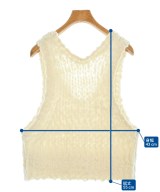 SLOBE IENA（スローブイエナ）ベスト 白 サイズ:F レディース/2200646961187