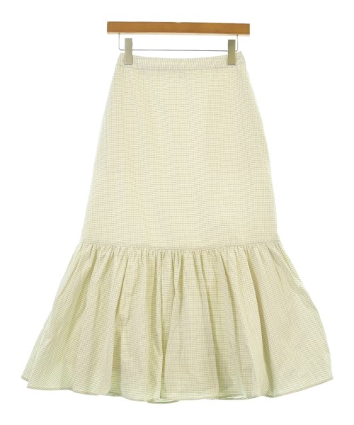 SLOBE IENA(スローブイエナ)ロング・マキシ丈スカート 白 サイズ:38(M位)/2200646961224