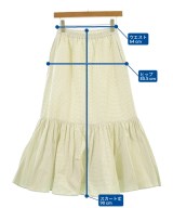 SLOBE IENA（スローブイエナ）ロング・マキシ丈スカート 白 サイズ:38(M位) レディース/2200646961224