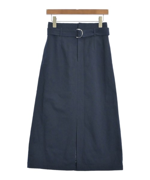 SLOBE IENA(スローブイエナ)ロング・マキシ丈スカート 紺 サイズ:38(M位)/2200648238027