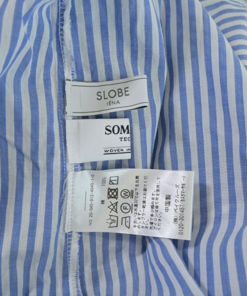 SLOBE IENA（スローブイエナ）シャツワンピース 青 サイズ:F レディース/2200648790037