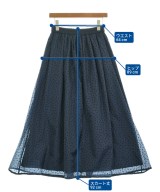 SLOBE IENA（スローブイエナ）ロング・マキシ丈スカート 紺 サイズ:38(M位) レディース/2200698033023