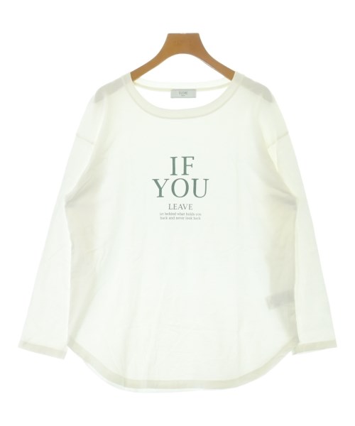 SLOBE IENA(スローブイエナ)Tシャツ・カットソー 白 サイズ:F/2200700412037