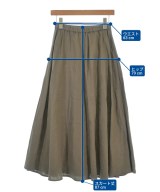 SLOBE IENA（スローブイエナ）ロング・マキシ丈スカート 茶 サイズ:36(S位) レディース/2200702650079