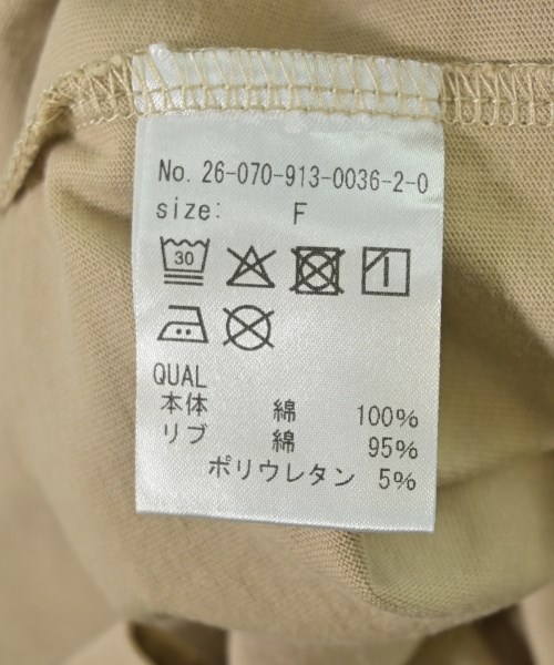 SLOBE IENA（スローブイエナ）Tシャツ・カットソー ベージュ サイズ:F レディース/2200703444059