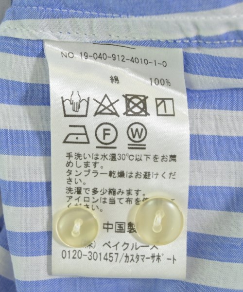 SLOBE IENA（スローブイエナ）シャツワンピース 青 サイズ:F レディース/2200708079034