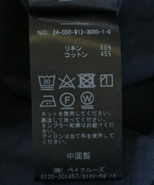 SLOBE IENA（スローブイエナ）カジュアルシャツ 紺 サイズ:F レディース/2200704170247