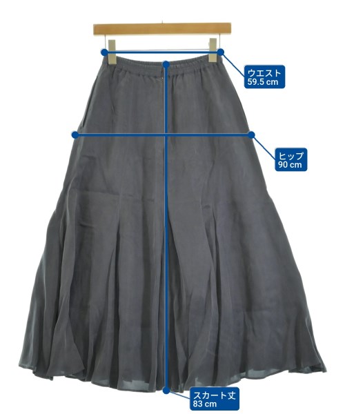 SLOBE IENA（スローブイエナ）ロング・マキシ丈スカート グレー サイズ:36(S位) レディース/2200656554072