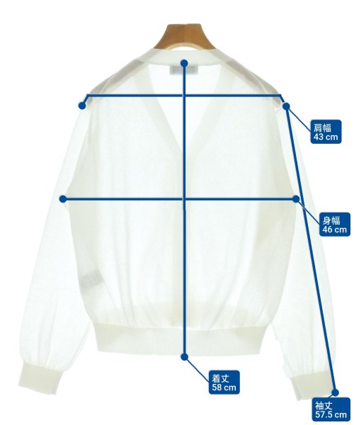 SLOBE IENA（スローブイエナ）カーディガン 白 サイズ:F レディース/2200658372575