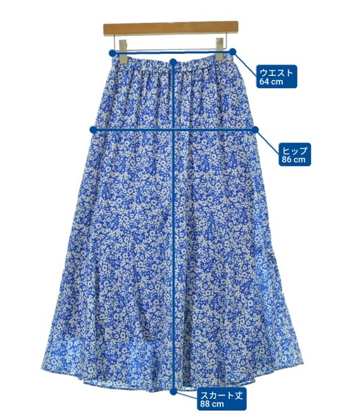 SLOBE IENA（スローブイエナ）ロング・マキシ丈スカート 青 サイズ:F レディース/2200660604152