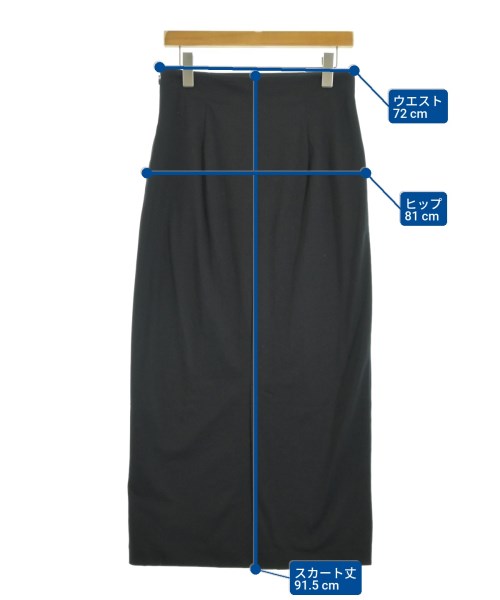 SLOBE IENA（スローブイエナ）ロング・マキシ丈スカート 黒 サイズ:38(M位) レディース/2200664308018