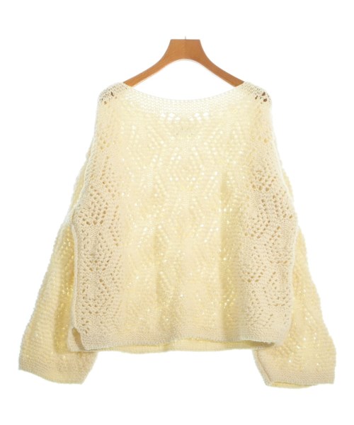 SLOBE IENA(スローブイエナ)ニット・セーター 黄 サイズ:F/2200664138059