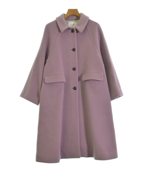 SLOBE IENA(スローブイエナ)ステンカラーコート 紫 サイズ:36(S位)/2200665906015