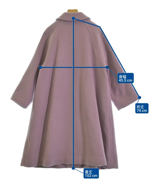 SLOBE IENA（スローブイエナ）ステンカラーコート 紫 サイズ:36(S位) レディース/2200665906015