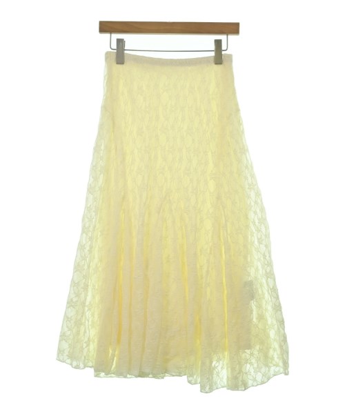 SLOBE IENA(スローブイエナ)ロング・マキシ丈スカート 白 サイズ:38(M位)/2200661016121