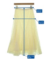 SLOBE IENA（スローブイエナ）ロング・マキシ丈スカート 白 サイズ:38(M位) レディース/2200661016121