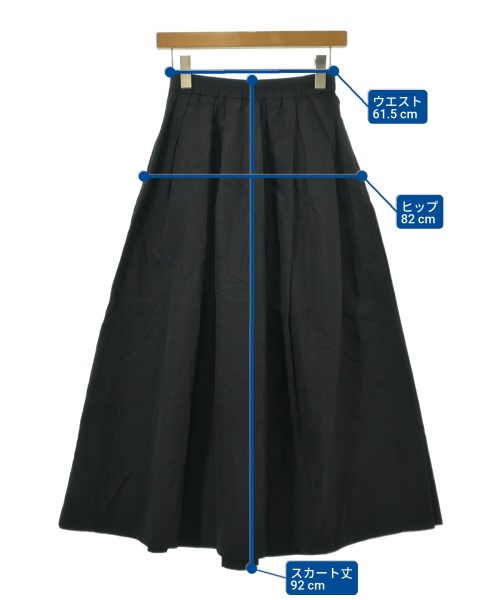 SLOBE IENA（スローブイエナ）ロング・マキシ丈スカート 黒 サイズ:36(S位) レディース/2200664119133