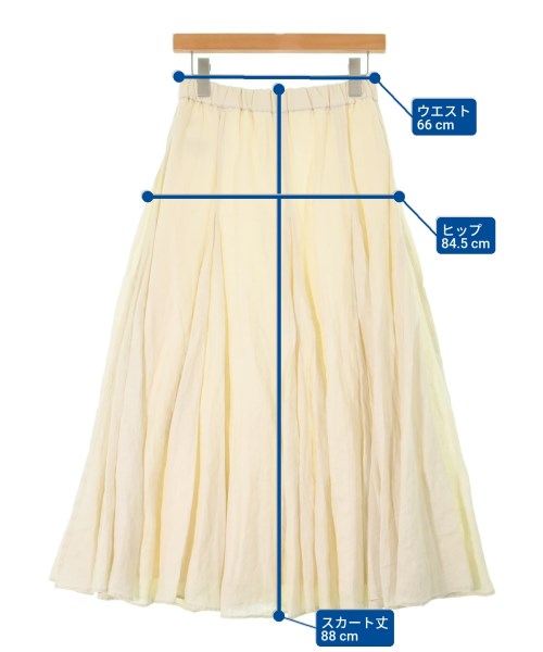 SLOBE IENA（スローブイエナ）ロング・マキシ丈スカート 白 サイズ:-(M位) レディース/2200665138102