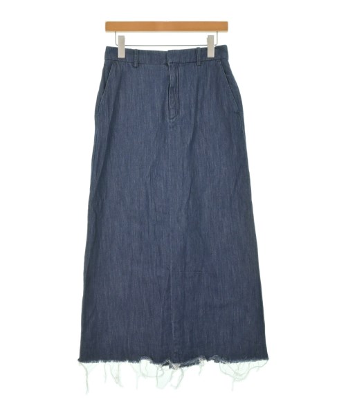 SLOBE IENA(スローブイエナ)ロング・マキシ丈スカート 紺 サイズ:38(M位)/2200667408036