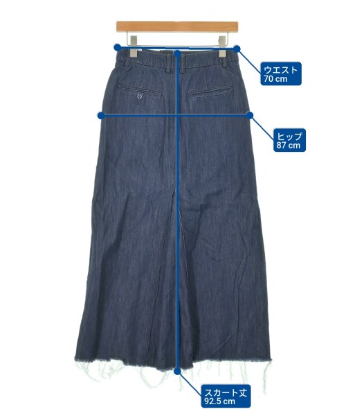 SLOBE IENA（スローブイエナ）ロング・マキシ丈スカート 紺 サイズ:38(M位) レディース/2200667408036