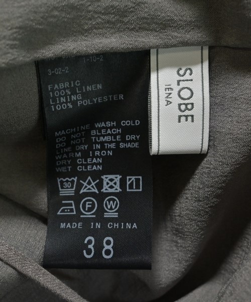 SLOBE IENA（スローブイエナ）ワンピース グレー サイズ:38(M位) レディース/2200665044014