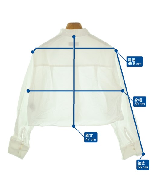 SLOBE IENA（スローブイエナ）カジュアルシャツ 白 サイズ:F レディース/2200665557033