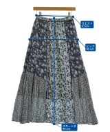 SLOBE IENA（スローブイエナ）ロング・マキシ丈スカート 紺 サイズ:38(M位) レディース/2200665678097