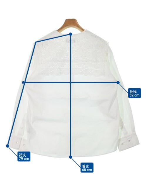 SLOBE IENA（スローブイエナ）ブラウス 白 サイズ:F レディース/2200662877080