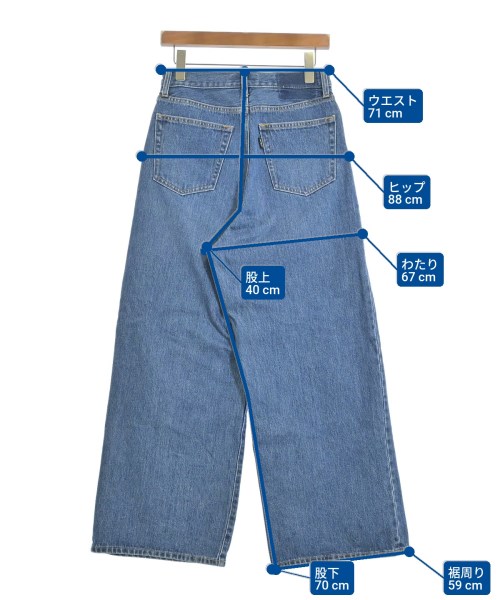 SLOBE IENA（スローブイエナ）デニムパンツ 青 サイズ:40(M位) レディース/2200662877103