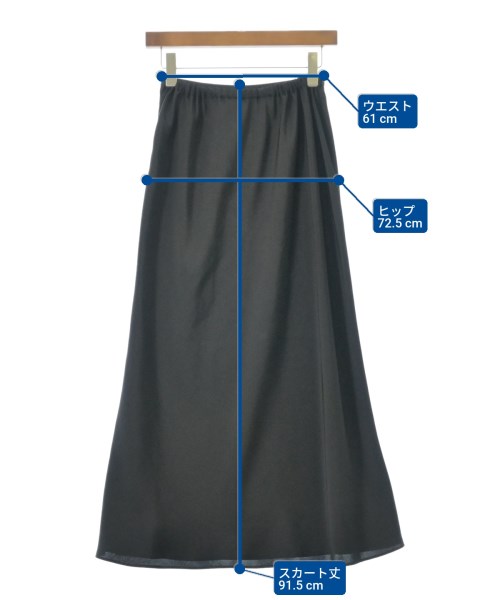 SLOBE IENA（スローブイエナ）ロング・マキシ丈スカート 黒 サイズ:36(S位) レディース/2200668926010