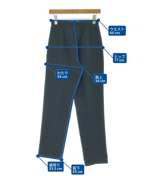 SLOBE IENA（スローブイエナ）スラックス 紺 サイズ:38(M位) レディース/2200669714135