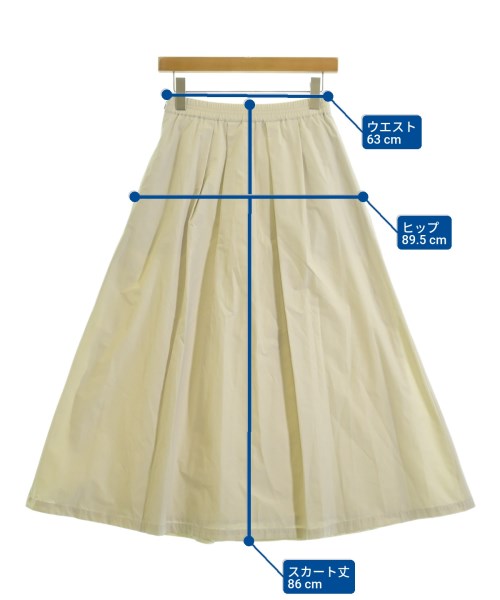 SLOBE IENA（スローブイエナ）ロング・マキシ丈スカート 白 サイズ:38(M位) レディース/2200663656134