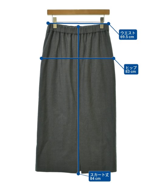 SLOBE IENA（スローブイエナ）ロング・マキシ丈スカート グレー サイズ:40(M位) レディース/2200668747011