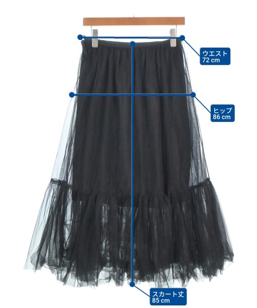 SLOBE IENA（スローブイエナ）ロング・マキシ丈スカート 黒 サイズ:38(M位) レディース/2200667222052