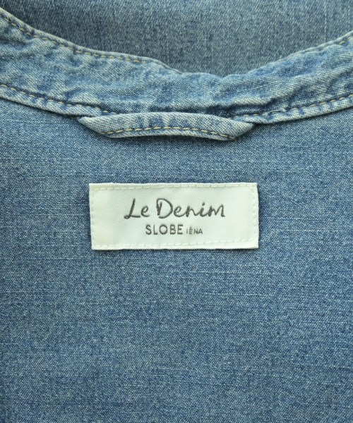 SLOBE IENA（スローブイエナ）シャツワンピース 紺 サイズ:F レディース/2200666112026