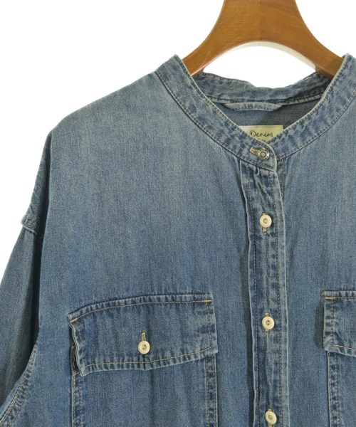 SLOBE IENA（スローブイエナ）シャツワンピース 紺 サイズ:F レディース/2200666112026