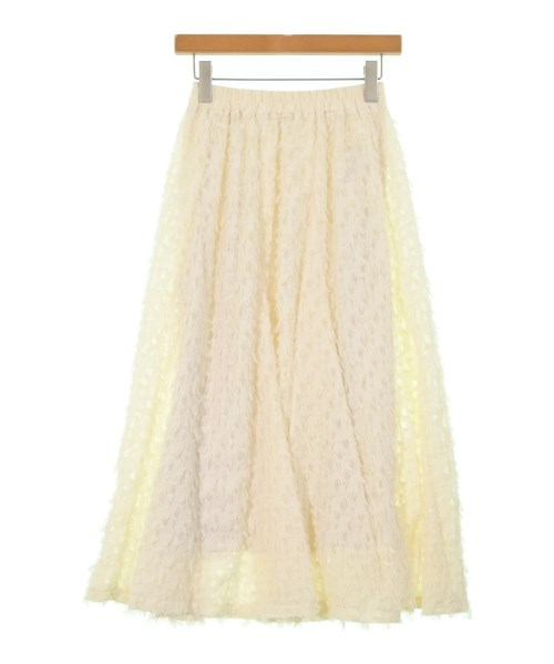 SLOBE IENA(スローブイエナ)ロング・マキシ丈スカート 白 サイズ:38(M位)/2200668206044