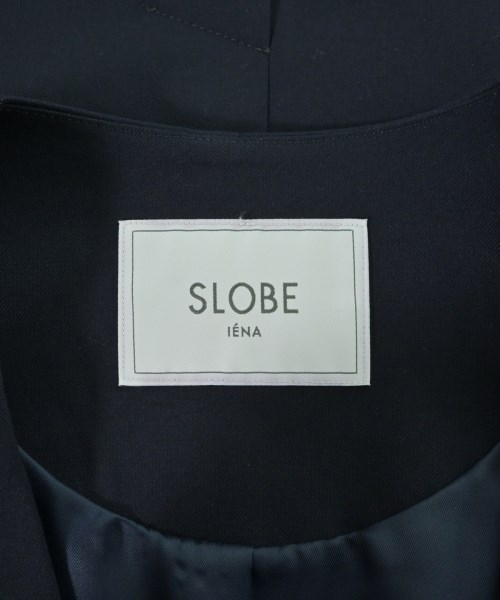 SLOBE IENA（スローブイエナ）ノーカラージャケット 紺 サイズ:-(L位) レディース/2200732946029