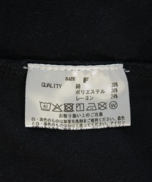 SLOBE IENA（スローブイエナ）Tシャツ・カットソー 黒 サイズ:F レディース/2200736286022