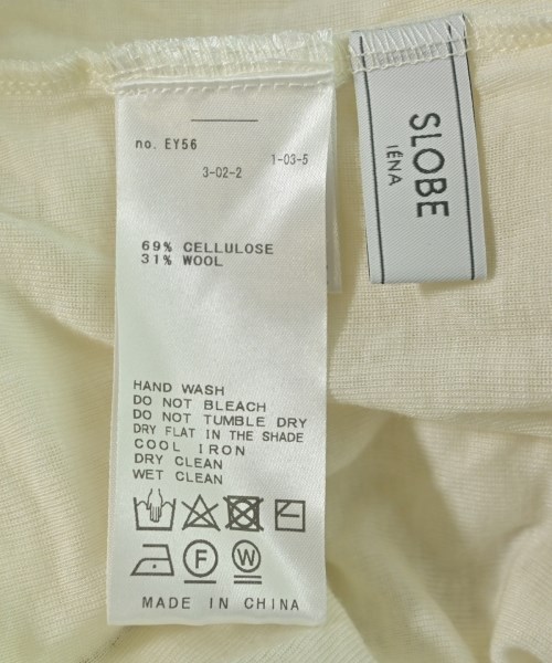 SLOBE IENA（スローブイエナ）Tシャツ・カットソー 白 サイズ:F レディース/2200718361303