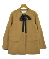 SLOBE IENA（スローブイエナ）ノーカラージャケット 茶 サイズ:36(S位) レディース/2200721111056