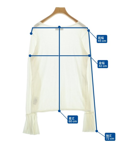 SLOBE IENA（スローブイエナ）Tシャツ・カットソー 白 サイズ:-(L位) レディース/2200726009037