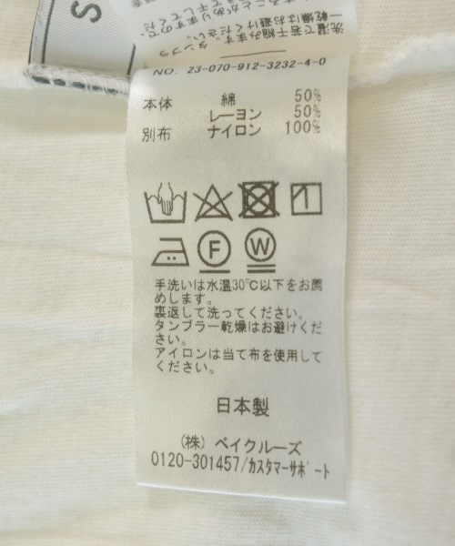 SLOBE IENA（スローブイエナ）Tシャツ・カットソー 白 サイズ:-(M位) レディース/2200723712091
