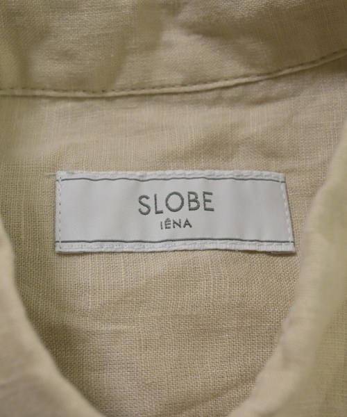 SLOBE IENA（スローブイエナ）カジュアルシャツ ベージュ サイズ:36(S位) レディース/2200678945056