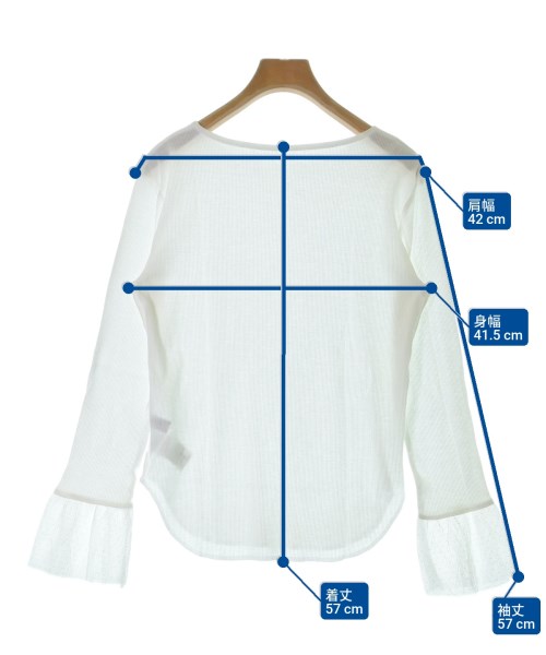 SLOBE IENA（スローブイエナ）Tシャツ・カットソー 白 サイズ:-(M位) レディース/2200680592088