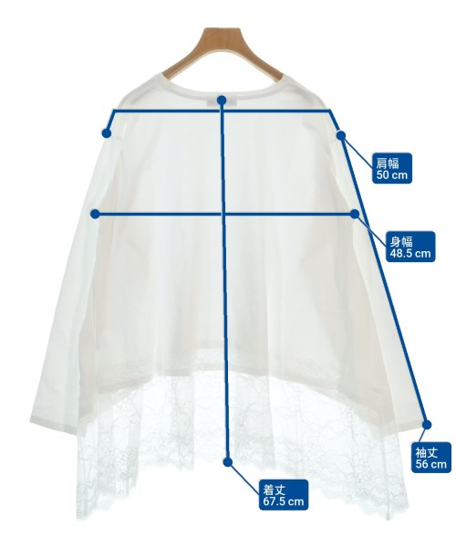 SLOBE IENA（スローブイエナ）Tシャツ・カットソー 白 サイズ:F レディース/2200685160039