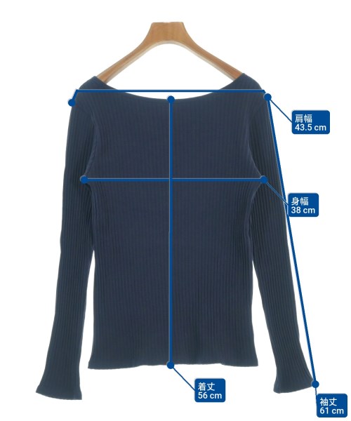 SLOBE IENA（スローブイエナ）Tシャツ・カットソー 紺 サイズ:-(S位) レディース/2200680541086