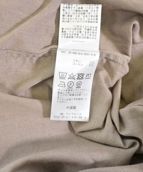 SLOBE IENA（スローブイエナ）カジュアルシャツ 茶 サイズ:F レディース/2200688310066