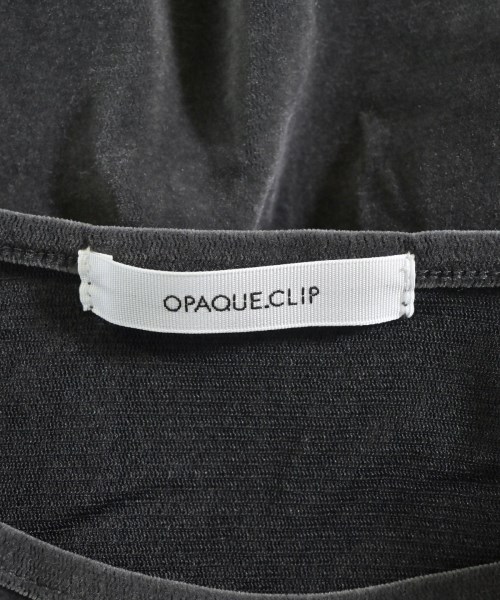 OPAQUE（オペーク）Tシャツ・カットソー グレー サイズ:40(L位) レディース/2200671182106